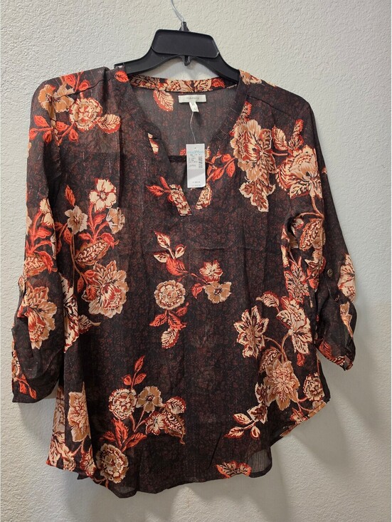Maurices Tops - Maurices Women's Floral Long Sleeve Blouse Large
